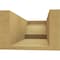 Ekena Millwork 6in. W x 4in. H x 12in. L Clemmons Woodgrain TimberThane Rafter Tail, Primed Tan RFTUR06X04X12CLERCPR - alternate 4